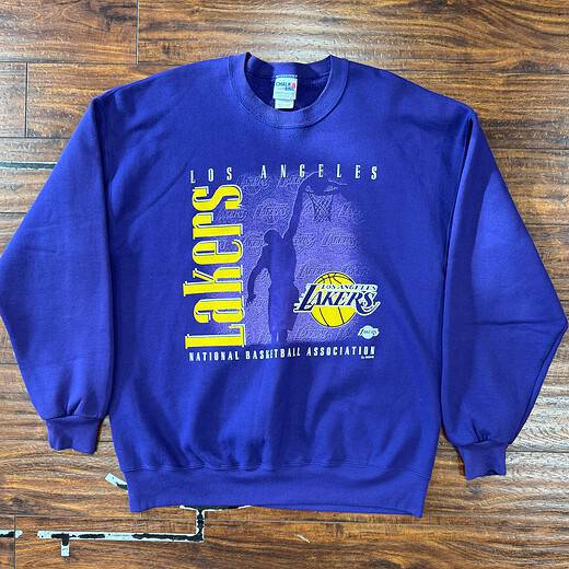 Chalk Line Los Angeles Lakers Crew Sz XL