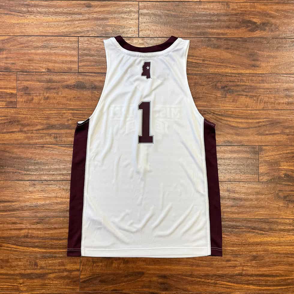 Adidas Mississippi State Team Issued Jersey Sz M - Image 5