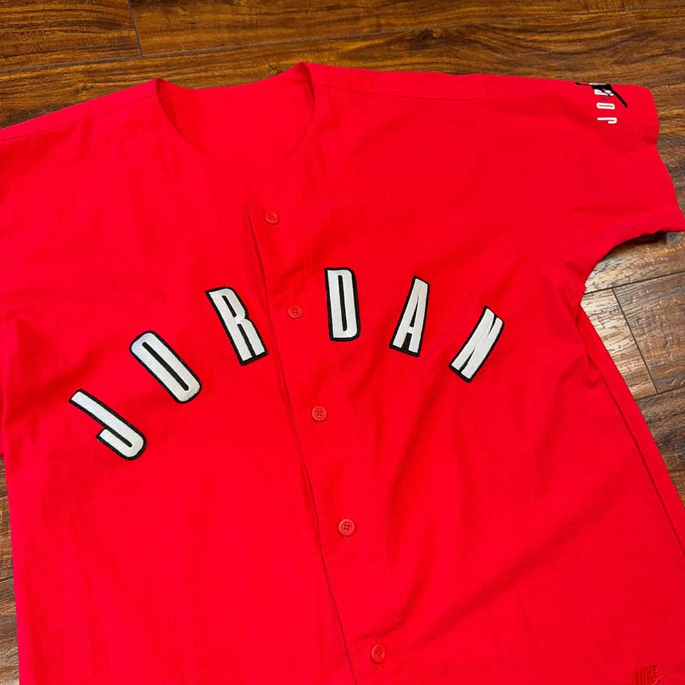 Nike 90's Jordan Baseball Jersey Sz L - Image 2