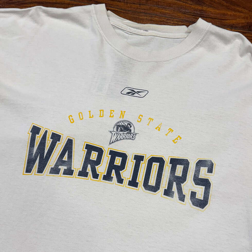 Reebok Golden State Warriors Tee Sz L - Image 2