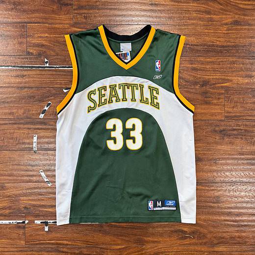 Reebok Seattle SuperSonics Brent Berry Jersey Sz M