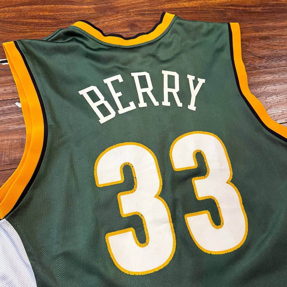 Reebok Seattle SuperSonics Brent Berry Jersey Sz M - Image 6