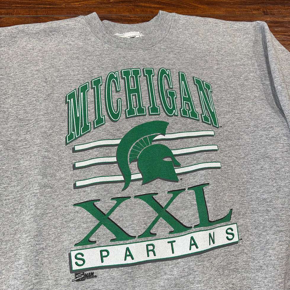 Jostens Michigan State Spartans Crew Sz XL - Image 2