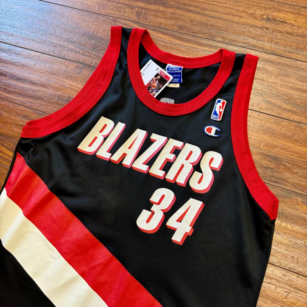 Champion 90’s Blazers JR Rider Jersey Sz M - Image 2