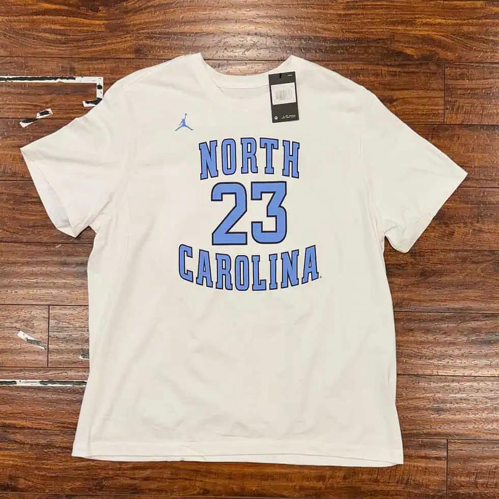 NWT Jordan UNC Jersey Tee Sz 2X