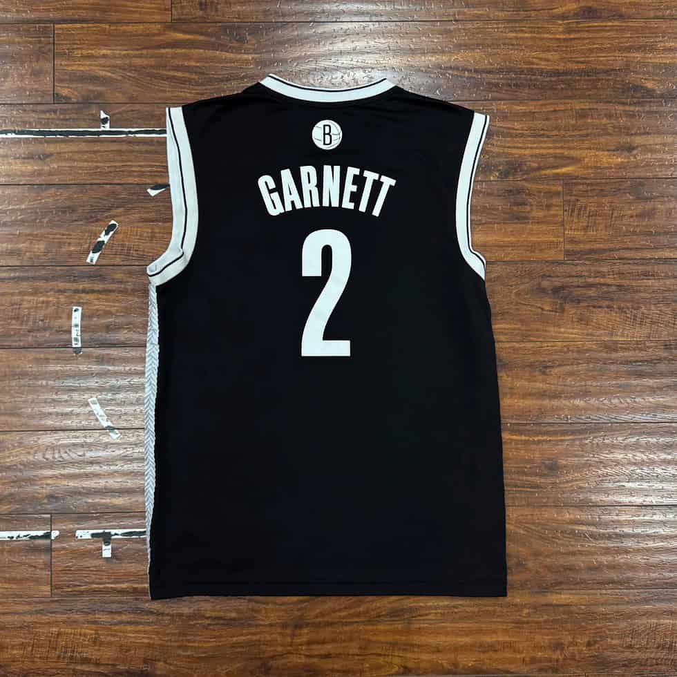 Adidas Brooklyn Nets Kevin Garnett Jersey Sz M - Image 4