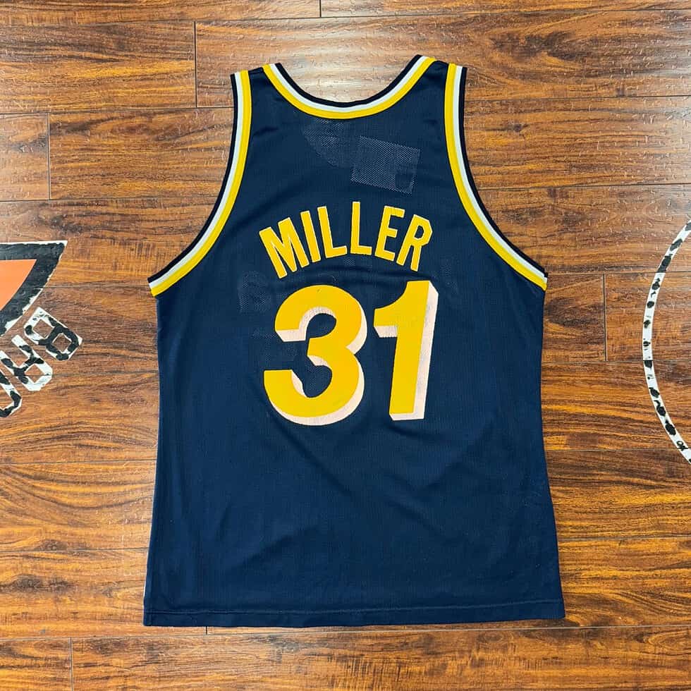Champion Indiana Pacers Reggie Miller Jersey Sz XL - Image 4