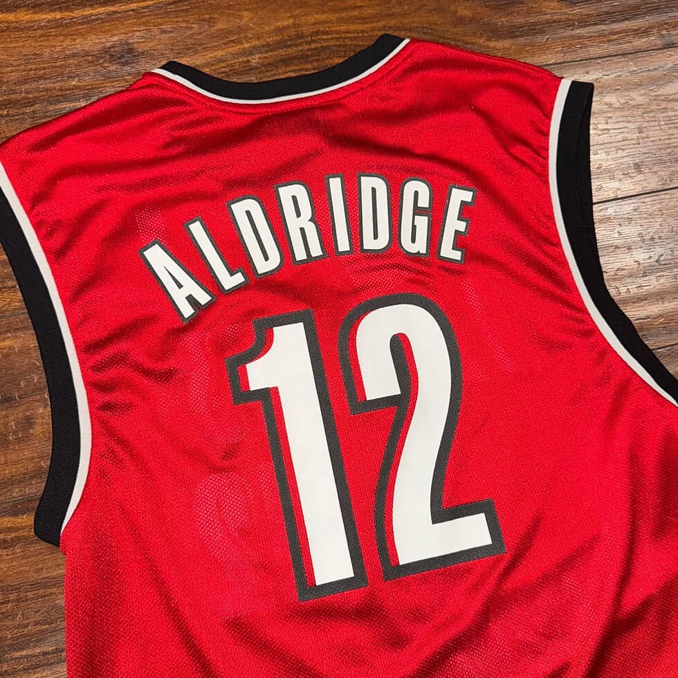Adidas Portland Trail Blazers Lamarcus Aldridge Jersey Sz S - Image 6