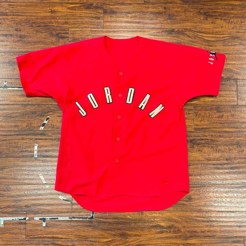 Nike 90's Jordan Baseball Jersey Sz L