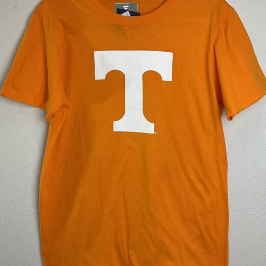 Tennessee Volunteers Fanatics t-shirt with bold Power T logo on orange fabric.