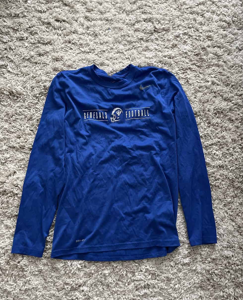Washington and Lee University Nike Dry-Fit Shirt