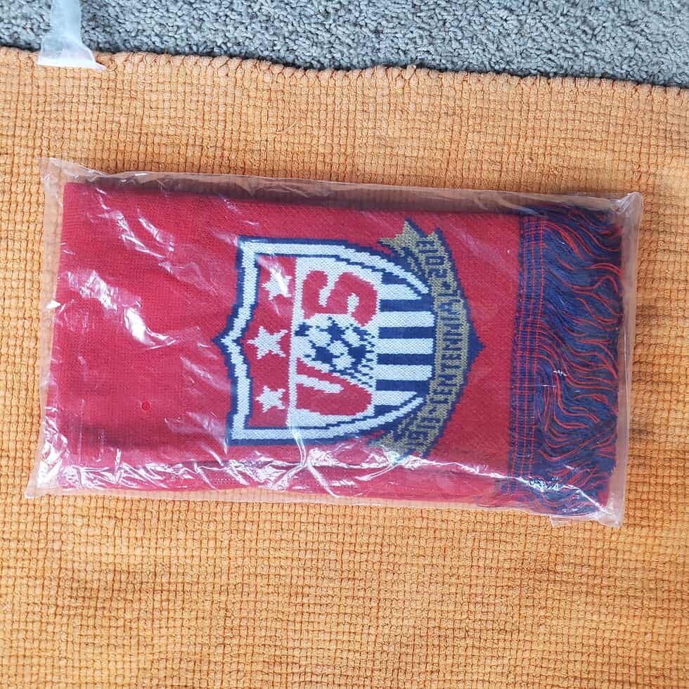 NEW 2013 USMNT US Soccer Scarf USA vs Mexico Columbus - Image 4