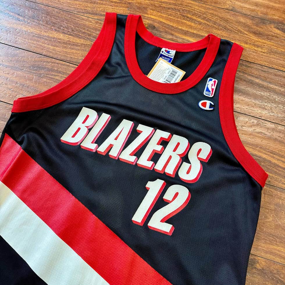 Champion 90's Blazers Detlef Schremph Jersey Sz M - Image 2
