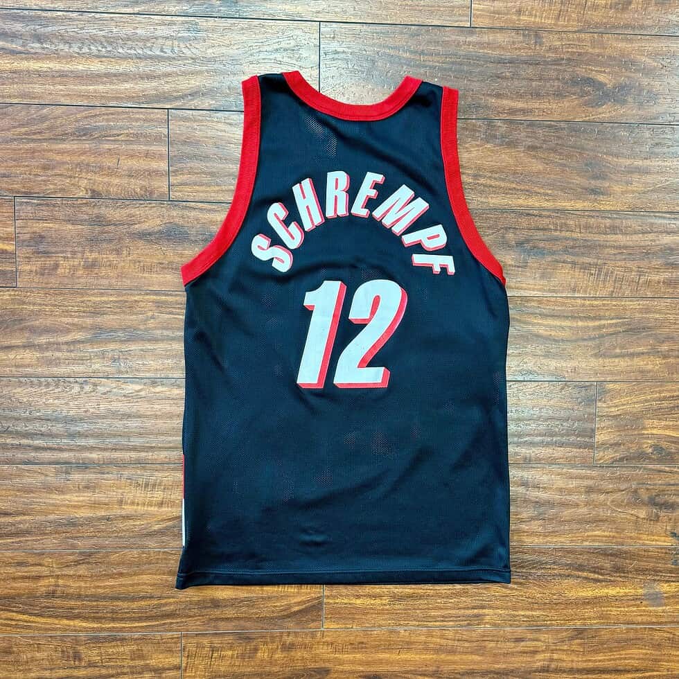 Champion 90's Blazers Detlef Schremph Jersey Sz M - Image 4