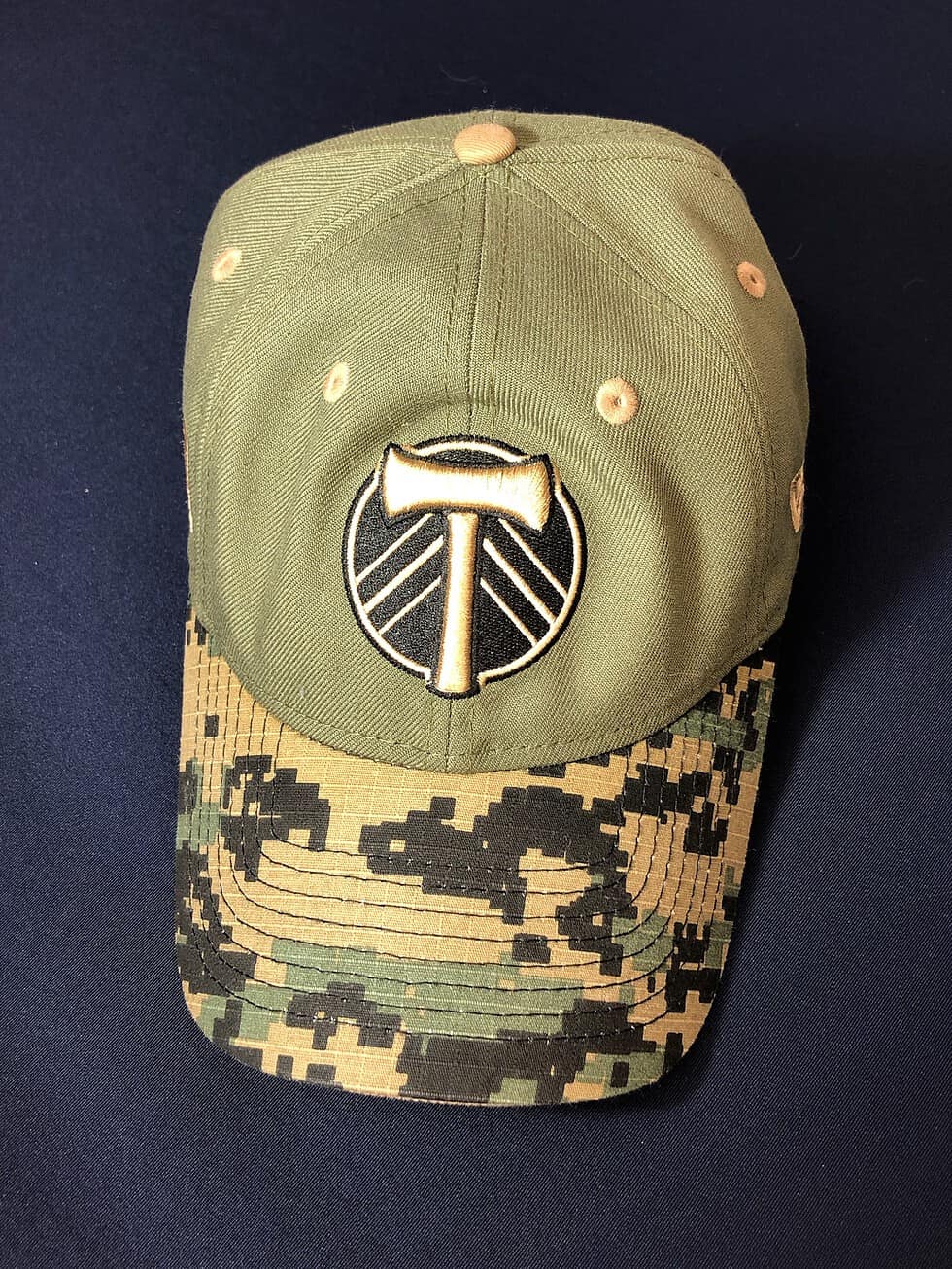 Portland Timbers Camo Brim Military Appreciation Hat - Image 3