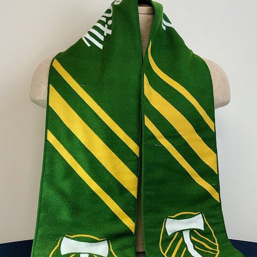 Portland Timbers Green and Yellow Scarf