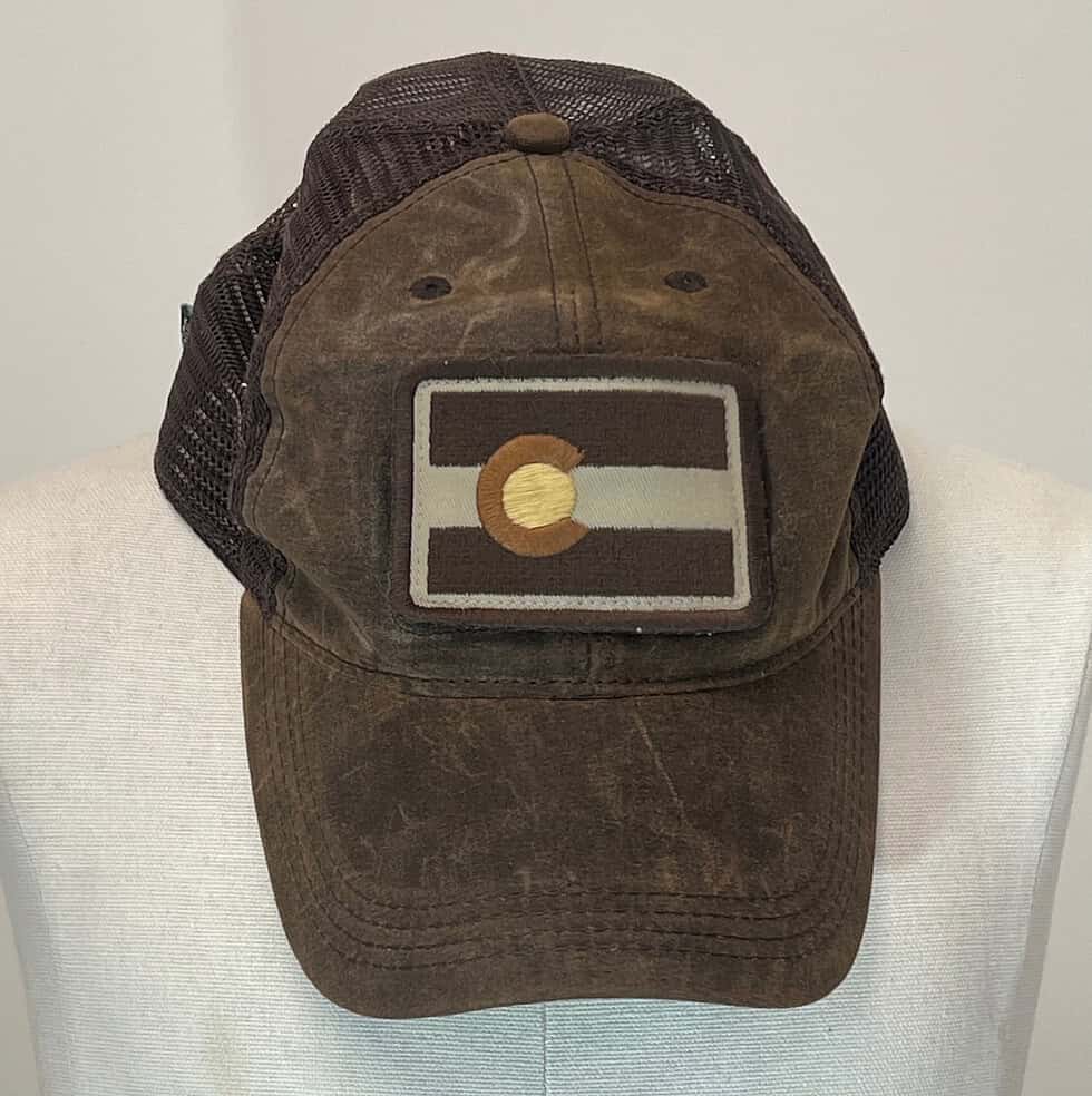 Colorado Flag Weathered Trucker Hat