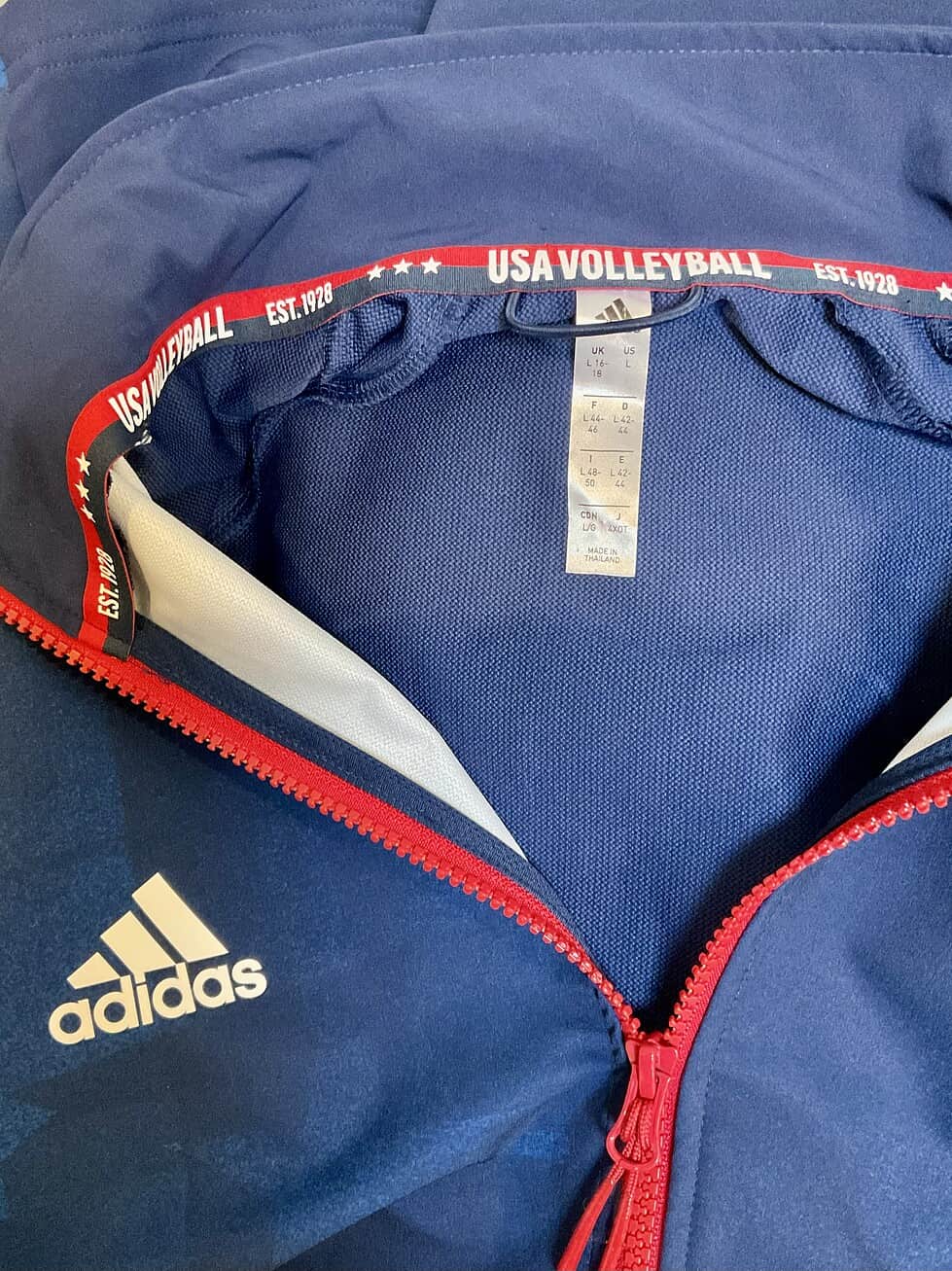 USA Volleyball Adidas Jacket - Adult XS fit - Image 4