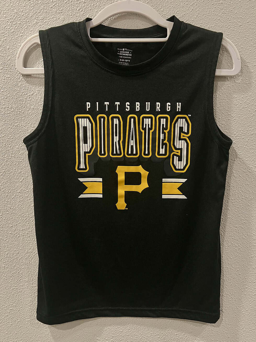 Pittsburgh Pirates Youth Large Muscle Tank (12/14)