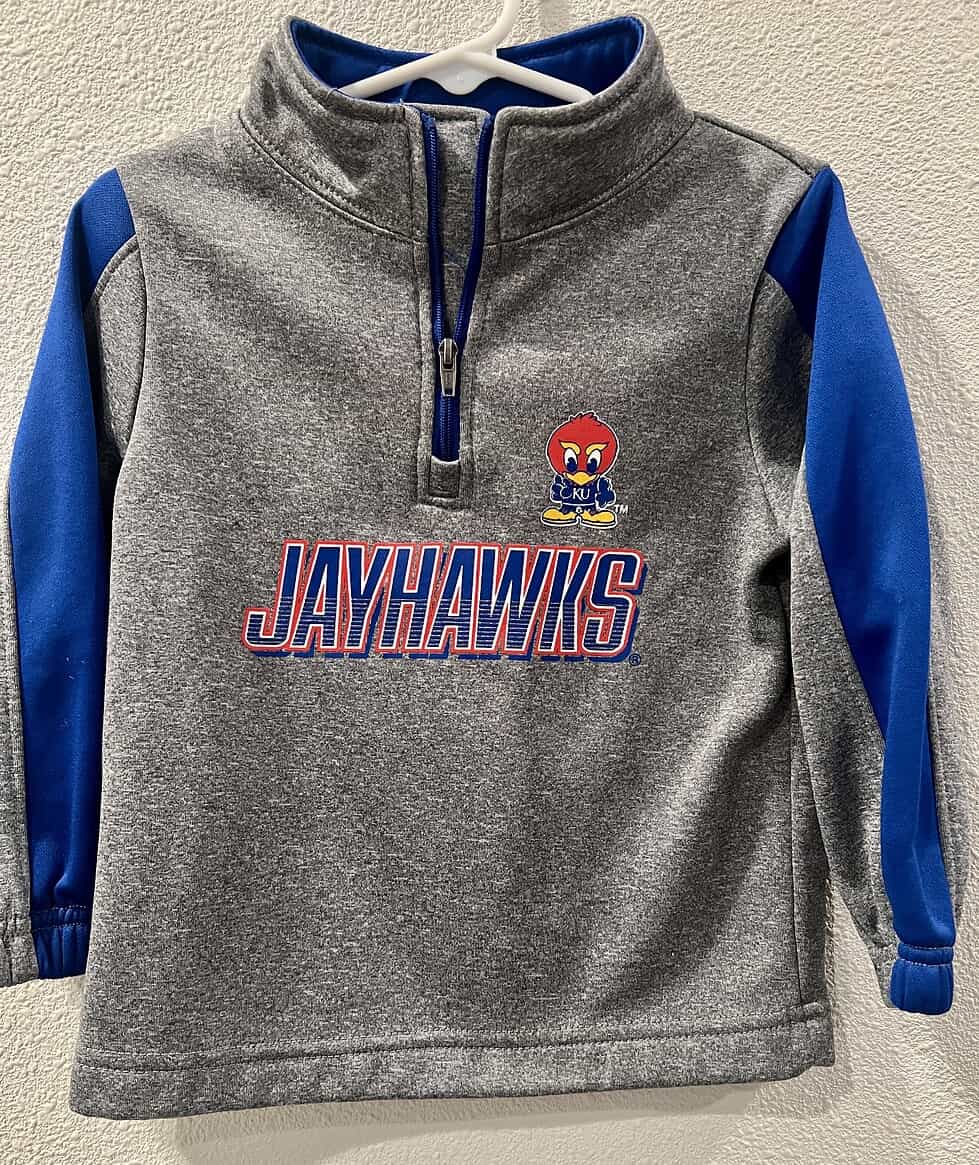 Kansas Jayhawks 3T Quarter-Zip Pullover