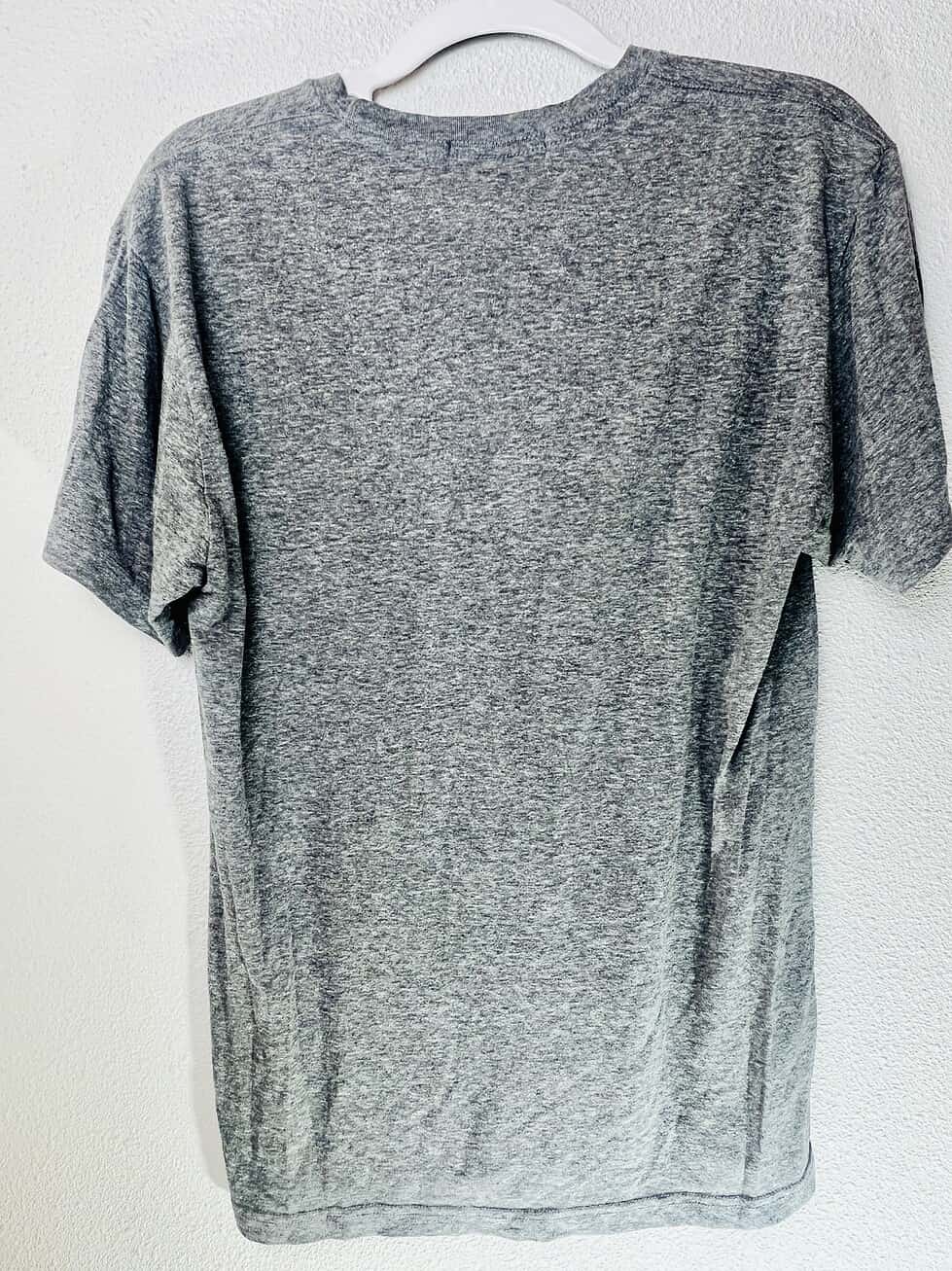 Back of the gray Prowlin’ Cub t-shirt showing clean, soft finish