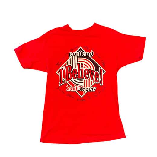 Hanes "I believe" Portland Trail Blazers Tee Sz L