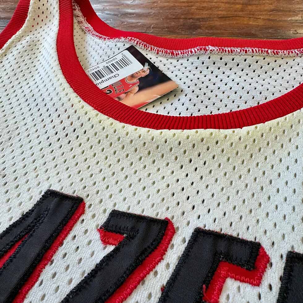 Champion 1991-92 Blazers Game Worn Alaa Abdelnaby Jersey - Image 5