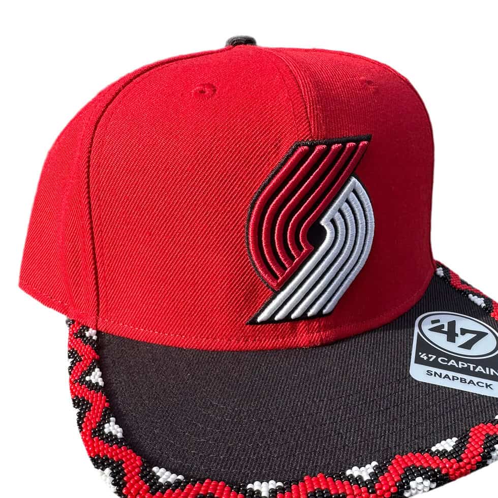 Beaded Blazers Snapback by West Coast Beadwork