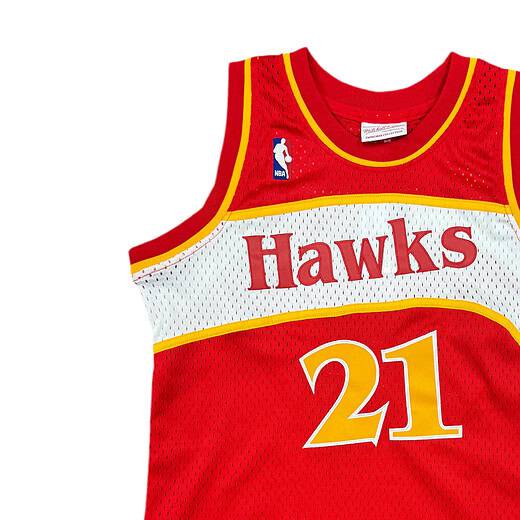 Mitchell & Ness Atlanta Hawks Dominque Wilkins Jersey Sz YL