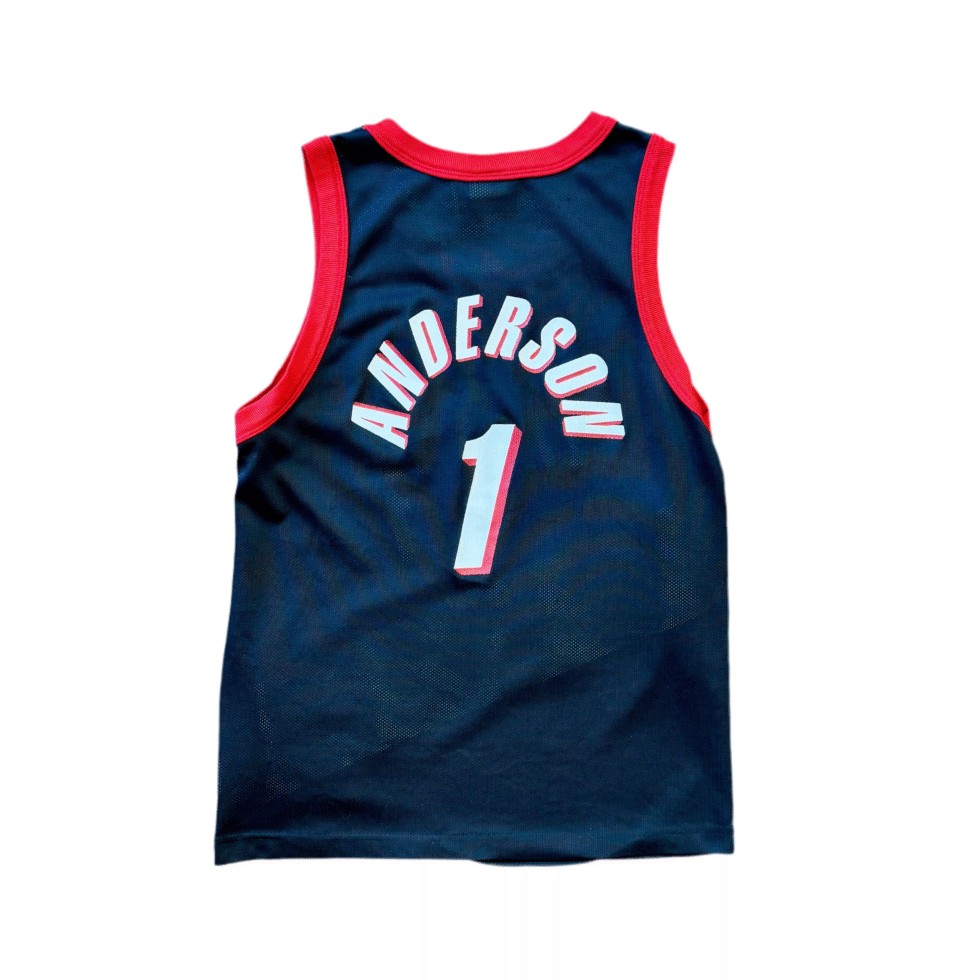 Champion 2002 Blazers Derek Anderson Jersey Youth M - Image 3