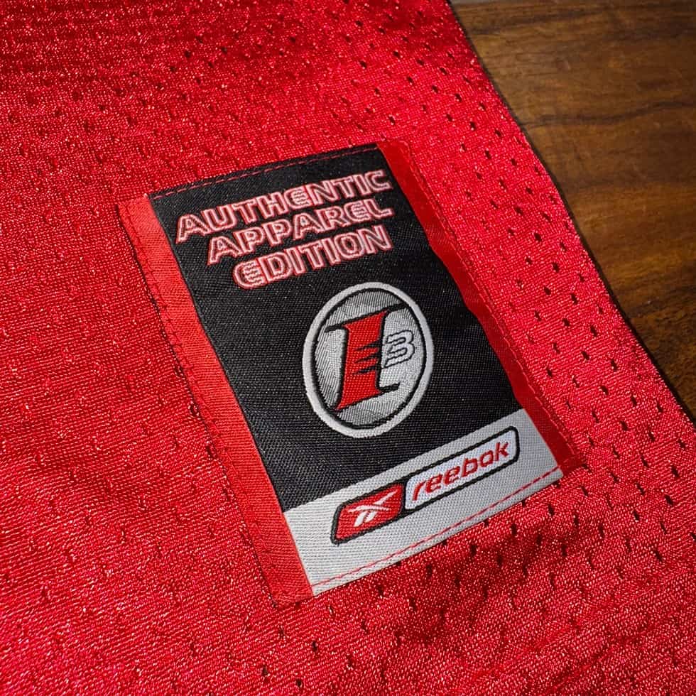 Reebok Red Iverson Football Jersey Sz 2X - Image 3