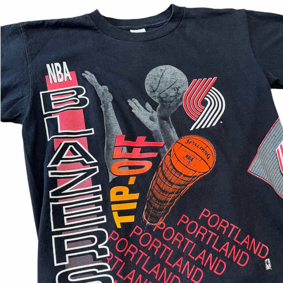 Salem Sportswear Portland Trail Blazers AOP Tee Sz L - Image 6