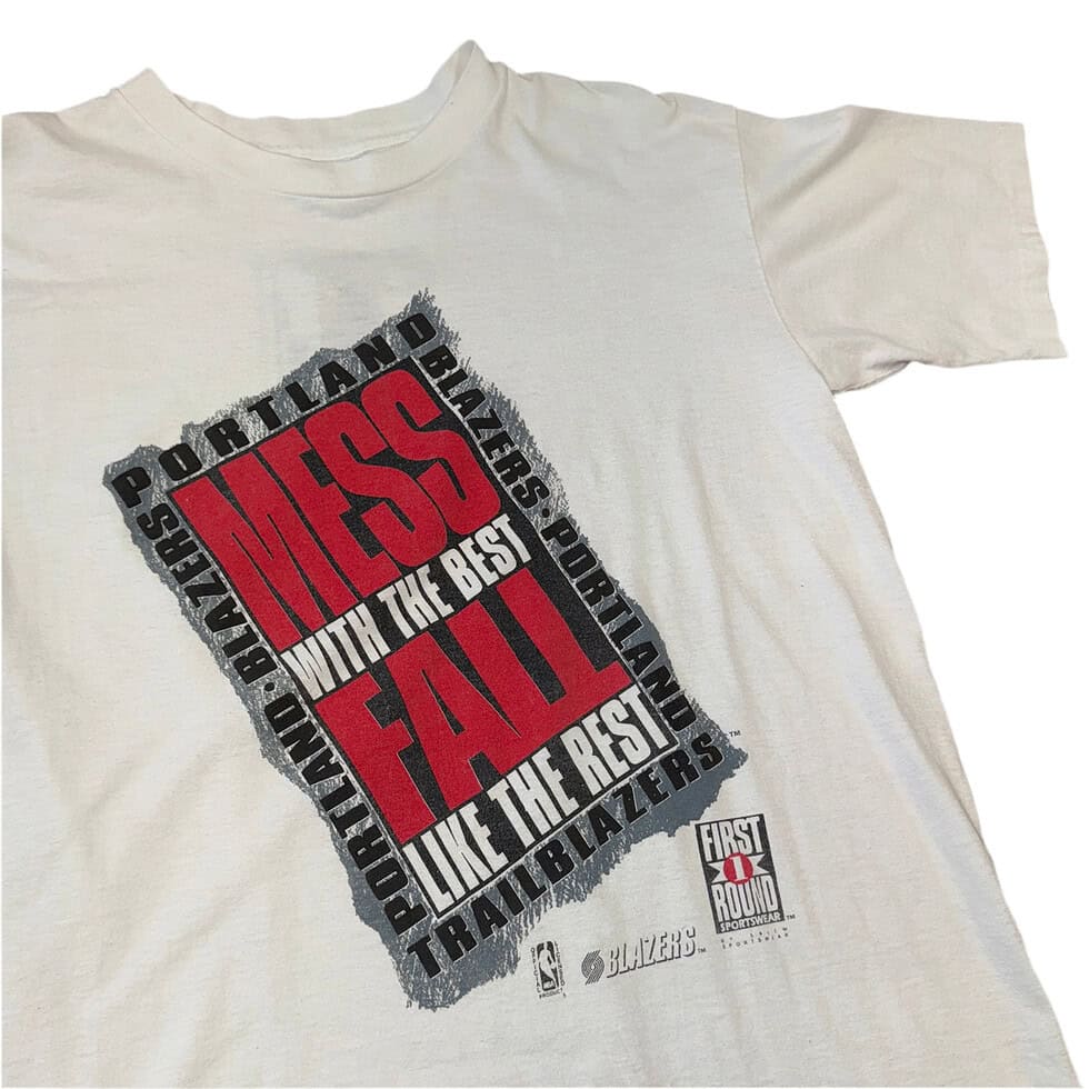 Salem Sportswear Portland Trail Blazers Mess With The Best Tee Sz L - Image 4