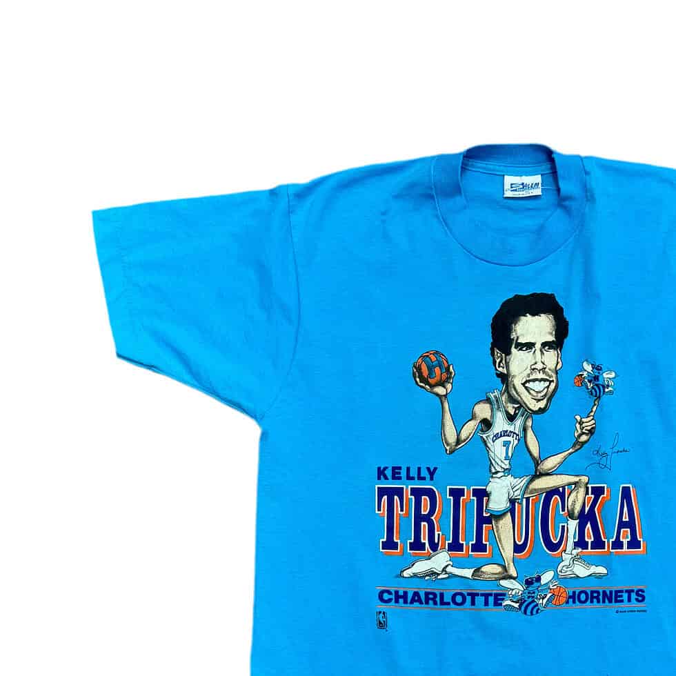 Salem Sportswear 90’s Charlotte Hornets Kelly Tripucka Tee Sz XL