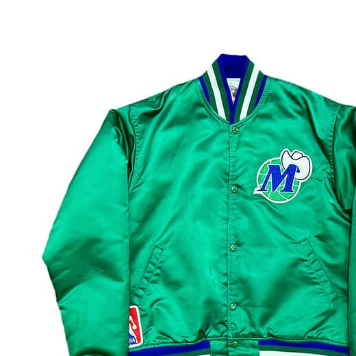Starter 90’s Dallas Mavericks Satin Jacket Sz M