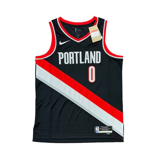 NWT Nike Portland Trail Blazers  BLK Jersey Sz L