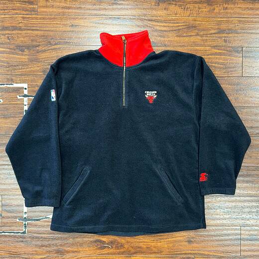 Starter 1/4 Chicago Zip-up Sz L
