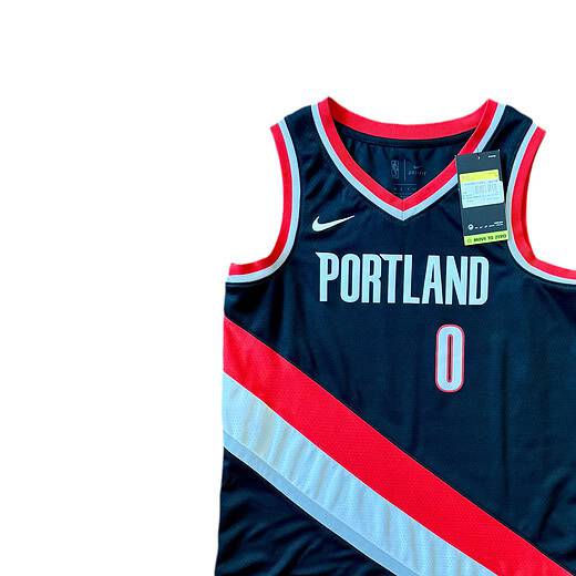 Nike Swingman Blazers Damian Lillard Jersey Sz S