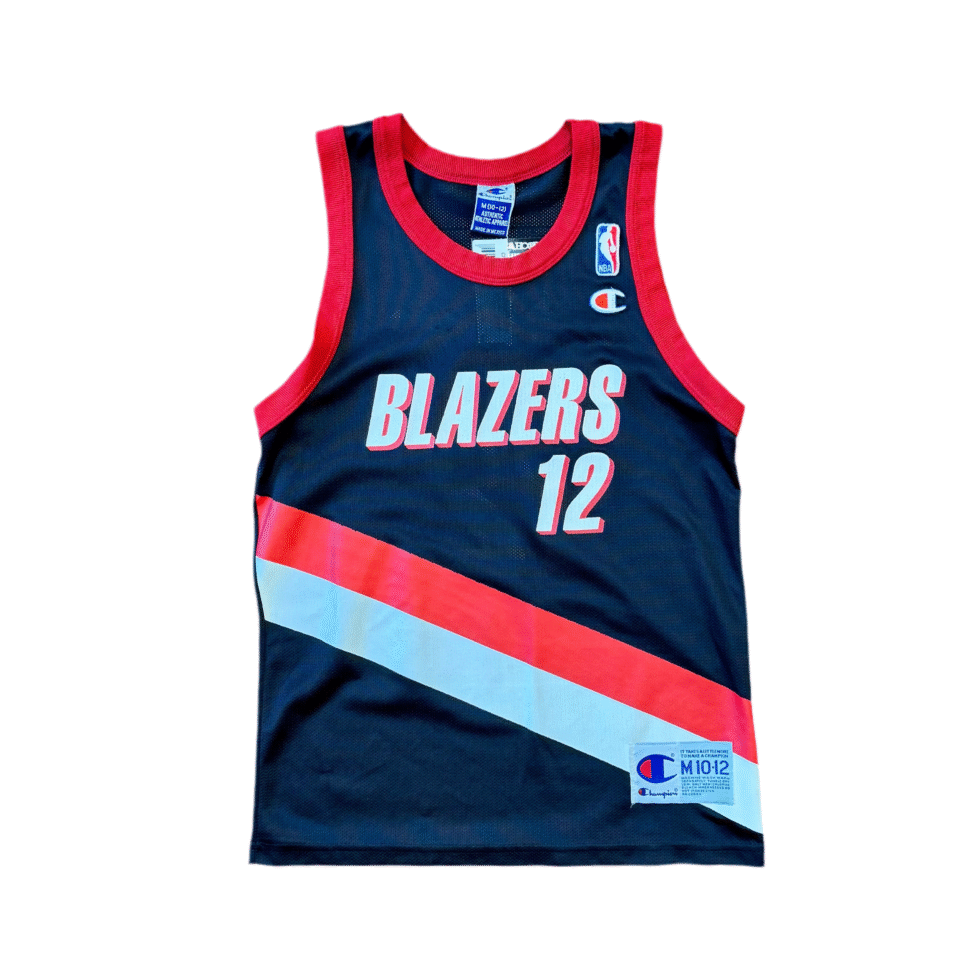 Champion Blazers 1999-00 Detlef Schrempf Jersey Youth M