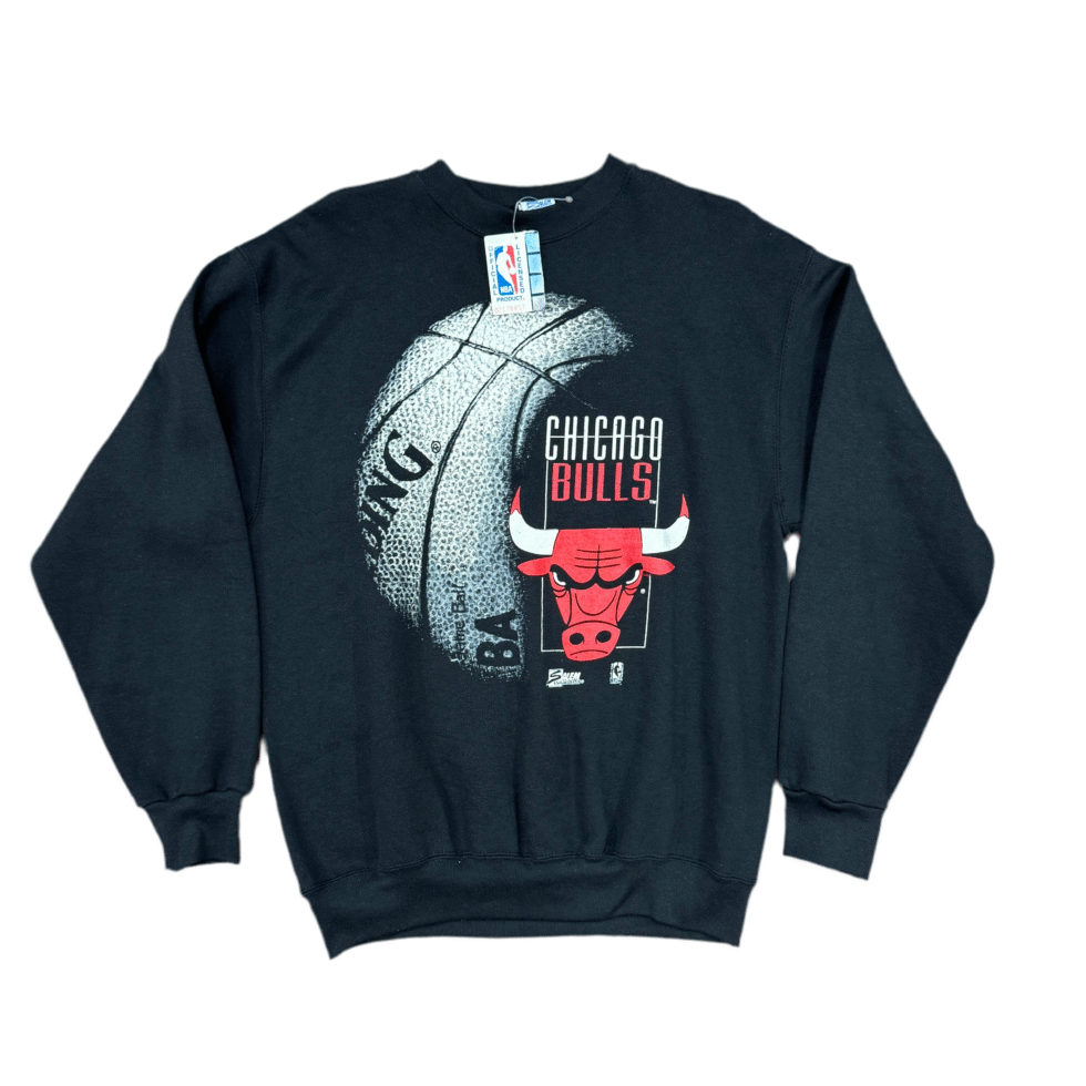 NWT Salem Sportswear Chicago Bulls Crew Sz L