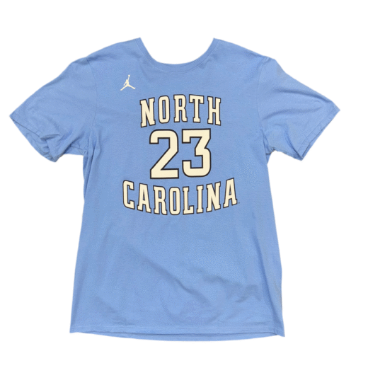 NWT Jordan Blue UNC Jersey Tee Sz L