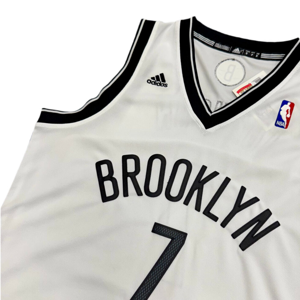 Adidas 2014-15 Brooklyn Nets Joe Johnson Jersey Sz S + 2” - Image 5