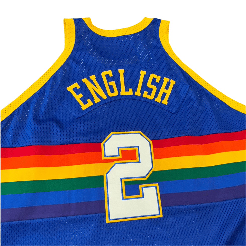 NWT Alex English Denver Nuggets Jersey Sz 2X - Image 5