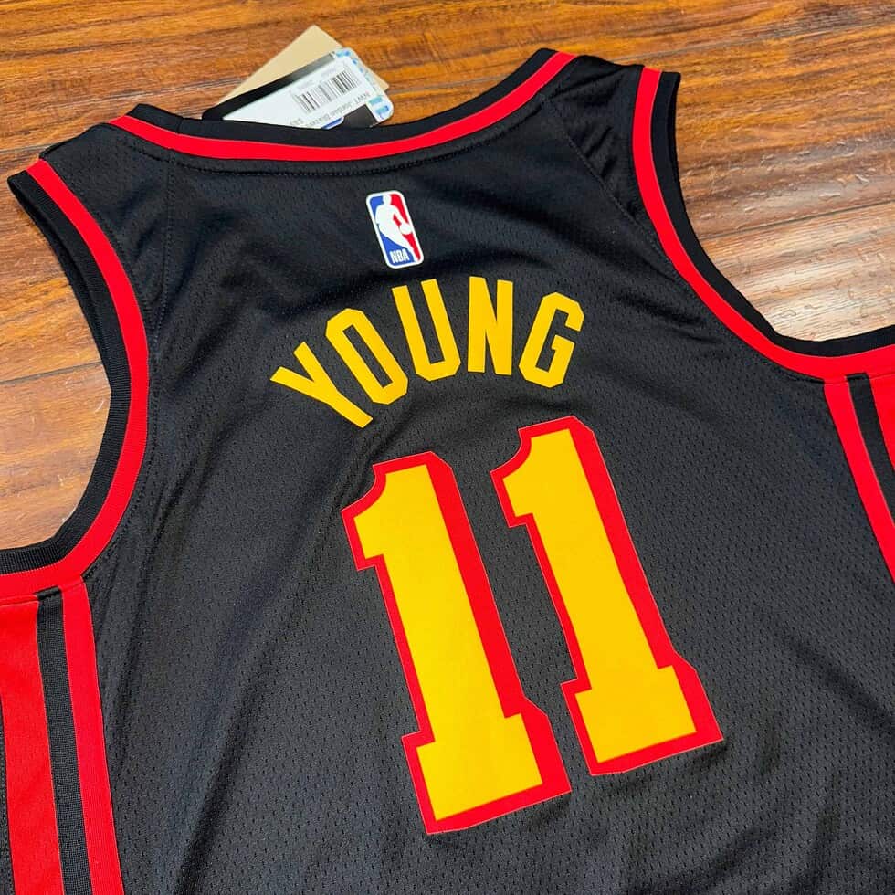 NWT Jordan Atlanta Trae Young Jersey Sz S - Image 5