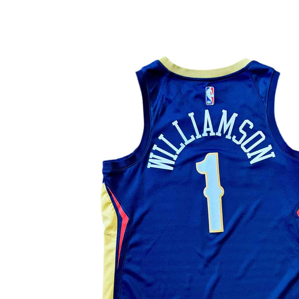 Nike Pelicans Zion Williamson Jersey Sz L - Image 2