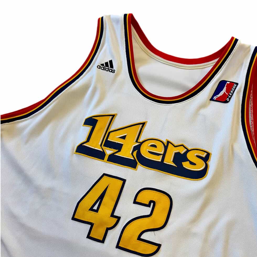 Adidas 2007-08 D-League 14ers Game Worn John Thomas Jersey Sz 3X - Image 5