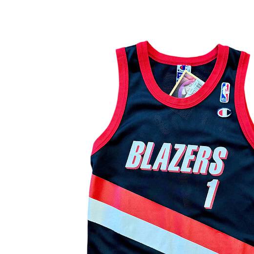 Champion 2002 Blazers Derek Anderson Jersey Youth M