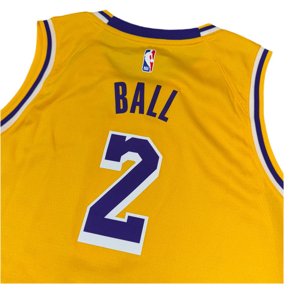 NWT Nike Los Angeles Lakers Lonzo Ball Jersey - Image 5