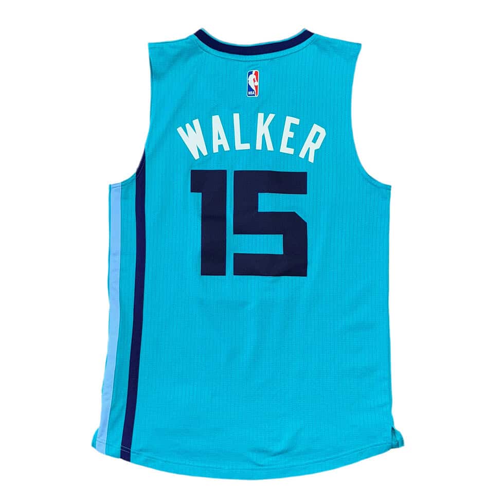 Adidas Charolette Hornets Kemba Walker Jersey Sz S - Image 2