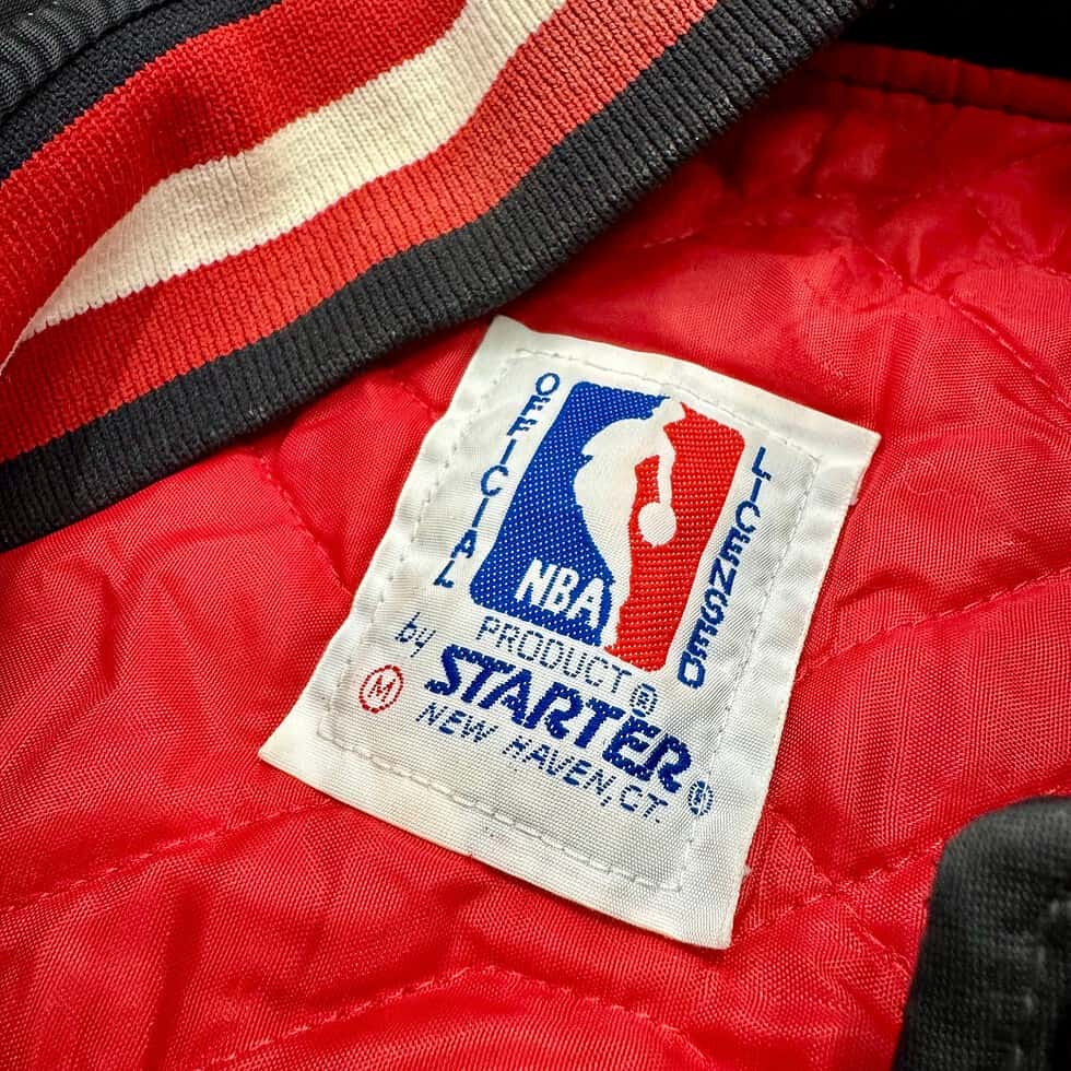 Starter 80's Blazers Satin Jacket Sz M - Image 4